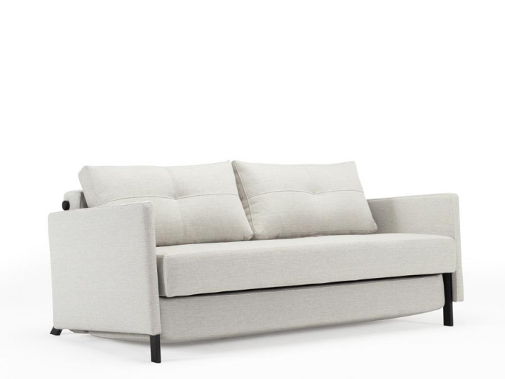 Kub Wood 160  sofa bed, with arms