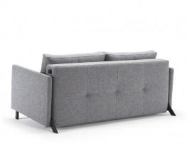 Kub Wood 160  sofa bed, with arms
