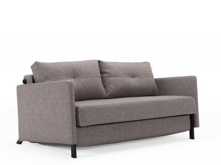 Kub Wood 140  sofa bed with arms