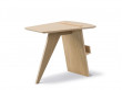 Table basse porte-revues scandinave modèle 6500 chêne naturel. Edition neuve