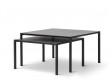 Piloti square coffe table. 4 dimensions, 3 finishes, 2 heights