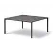 Piloti stone square coffe table 75 x 75 cm