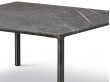 Piloti stone square coffe table 75 x 75 cm