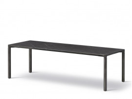 Piloti stone rectangular coffe table 120 x 39 cm