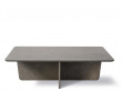 Plateau coffe table in Limestone. 100x100 cm