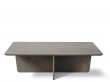 Table basse scandinave en pierre modèle Tableau. 140x140 cm