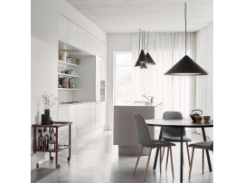Sandinavian pendant lights model Keglen, 4 dimensions / Black