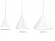 Sandinavian pendant lights model Keglen, 4 dimensions / Black