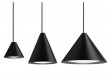 Sandinavian pendant lights model Keglen, 4 dimensions / Black