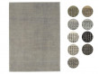 Mid-Century  modern scandinavian rug Kanon Pattern Plow. Custom size. 9 colors