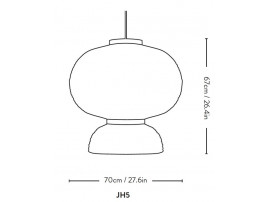 Pendant lamp Formakami JH5