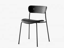 Chaise scandinave Pavilion AV3, assise tapissée