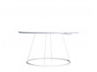 Breeze coffee table with wavy top Ø 80 cm