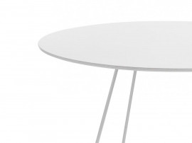 Breeze coffee table with flat top Ø 80 cm