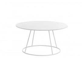 Table basse scandinave Breeze Fla t Ø80cm