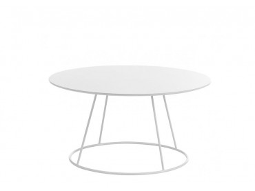 Table basse scandinave Breeze Fla t Ø80cm