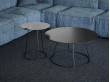 Breeze coffee table with wavy top Ø 46 cm