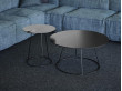 Table d'appoint scandinave Breeze Wavy Ø 46 cm