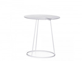 Table d'appoint scandinave Breeze Wavy Ø 46 cm