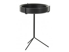 Table d'appoint ou jardiniere scandinave Drum Wood. 3 finitions. 