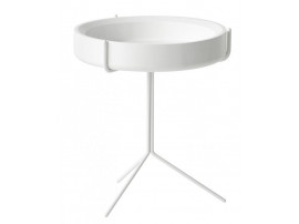 Table d'appoint ou jardiniere scandinave Drum Wood. 3 finitions. 