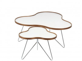 Flower coffee table White. 3 sizes