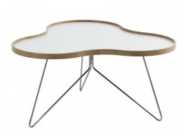 Flower coffee table White. 3 sizes