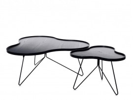 Flower Mono coffee table Black or White. 3 sizes