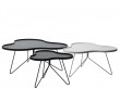 Flower Mono coffee table Black or White. 3 sizes