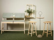 Tabouret de bar scandinave Shell 65cm ou 80cm 70T