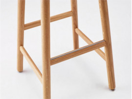 Tabouret de bar scandinave Shell 65cm ou 80cm 70T