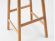 Tabouret de bar scandinave Shell 65cm ou 80cm 70T