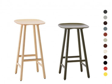 Shell 70T barstool 65cm ou 80cm