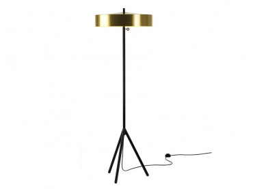 Cymbal Floor Lamp brass