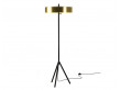 Cymbal Floor Lamp brass