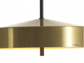 Cymbal Pendant Lamp brass