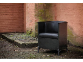 Fauteuil scandinave Theselius Noir