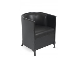 Fauteuil scandinave Theselius Noir