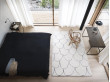 Tapis scandinave sur mesure, noué à la main, modèle Fish