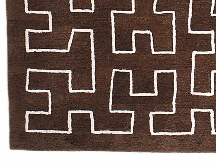 Tapis Oushak en laine nouée à la main en vente sur