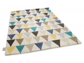 Tapis scandinave sur mesure, noué à la main, modèle Flag