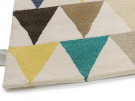 Tapis scandinave sur mesure, noué à la main, modèle Flag