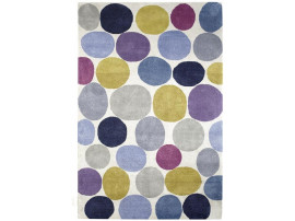 Tapis scandinave sur mesure, noué à la main, modèle Pebbles