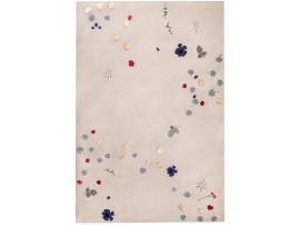 Hand knotted Fleur rug. Beige 3 sizes