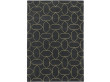 Custom hand knotted Gems Outlined rug