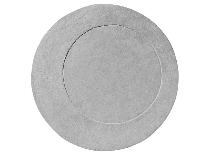 Custom hand tufted Trace round rug. 