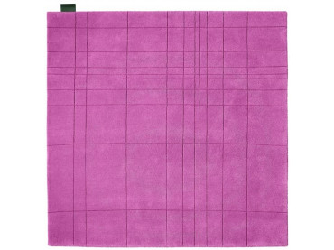 Tapis scandinave carré sur mesure, tufté à la main, modèle Kilt