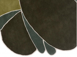 Tapis scandinave  tufté à la main, modèle Obi Greens Large