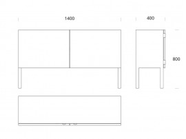 Arkitecture side board KVK3 Low