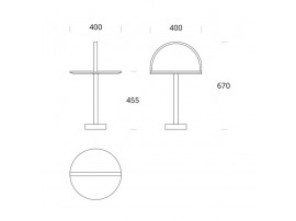 Table d'appoint scandinave February